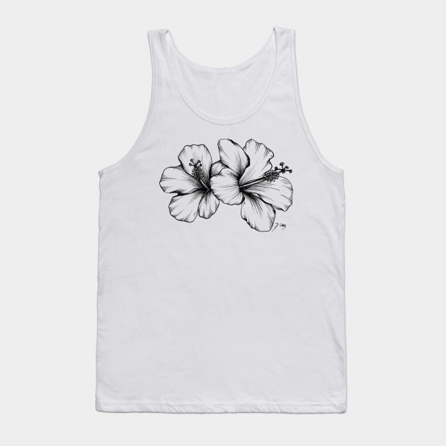 Summer Flowers Tank Top by Akbaly